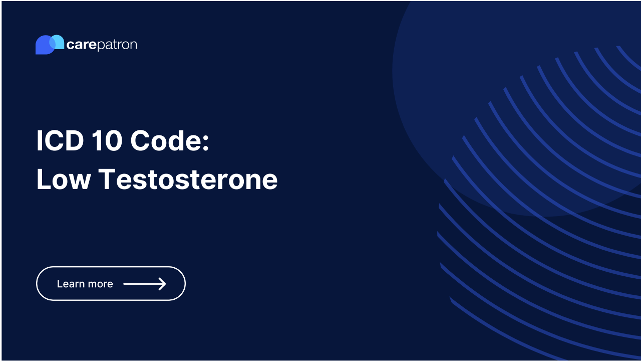 Low Testosterone ICD10CM Codes 2023